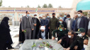 حضور رئیس واحد استانی خراسان شمالی به همراه معاونین در مراسم غبارروبی و عطرافشانی گلزار شهدا در محل امام زاده سیدعباس(ع) بجنورد به مناسبت گرامیداشت شهادت سردار سلیمانی