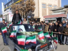 شرکت ریاست، کارکنان و دانشجویان دانشگاه علمی-کاربردی در مراسم رسمی آغازین جشنهای دهه فجر انقلاب اسلامی در مرکز استان