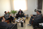 برگزاری نشست رئیس دانشگاه جامع علمی کاربردی خراسان شمالی با مدیر کل میراث فرهنگی، صنایع دستی و گردشگری خراسان شمالی